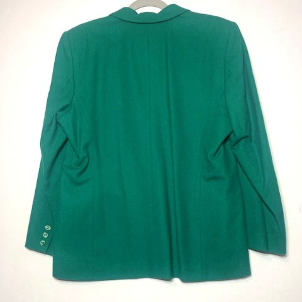 Pendleton Women's 100% Virgin Wool 2 Button Green… - image 2